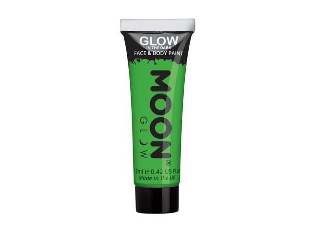 Green- Glow in the Dark Face &amp; Body Paint, 12mL