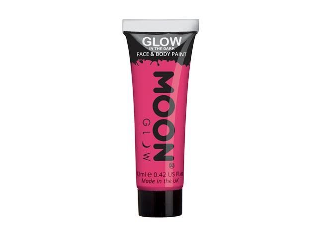 Pink - Glow in the Dark Face &amp; Body Paint, 12mL