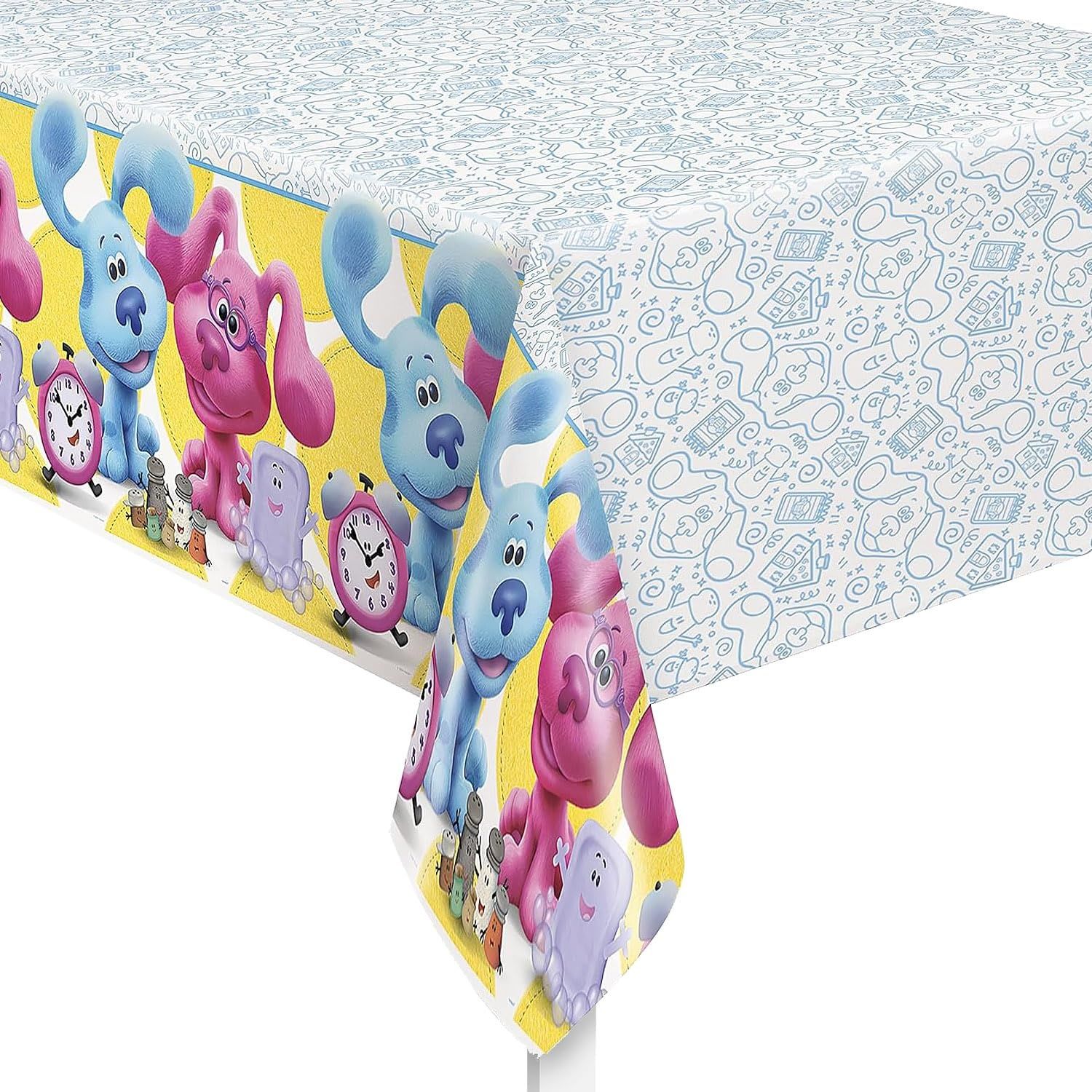 TABLE COVER BLUES CLUES