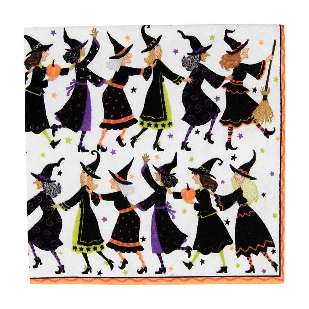 WITCHES CONGA LINE - NAPKIN COCKTAIL