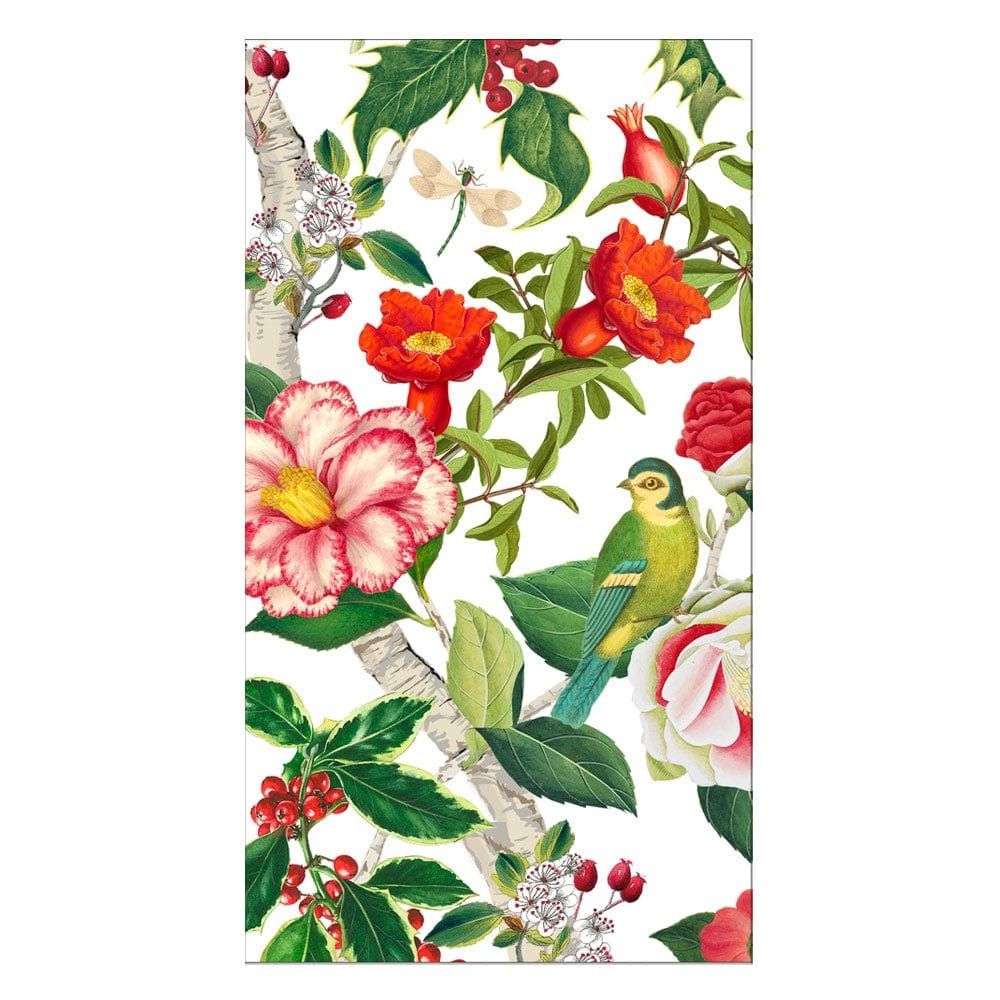 CHRISTMAS CHINOISERIE WHITE - GUEST TOWEL