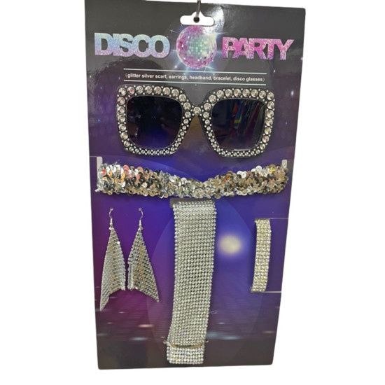 DISCO PARTY SILVER KIT