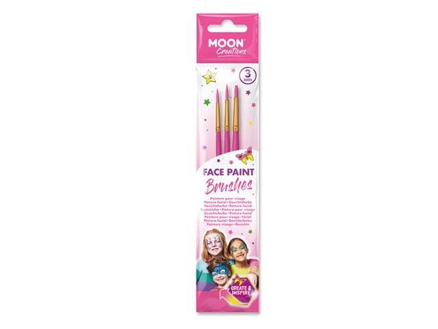 FACE PAINT BRUSHES PINK