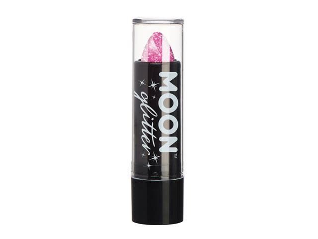Pink Holographic Glitter Lipstick, 5g