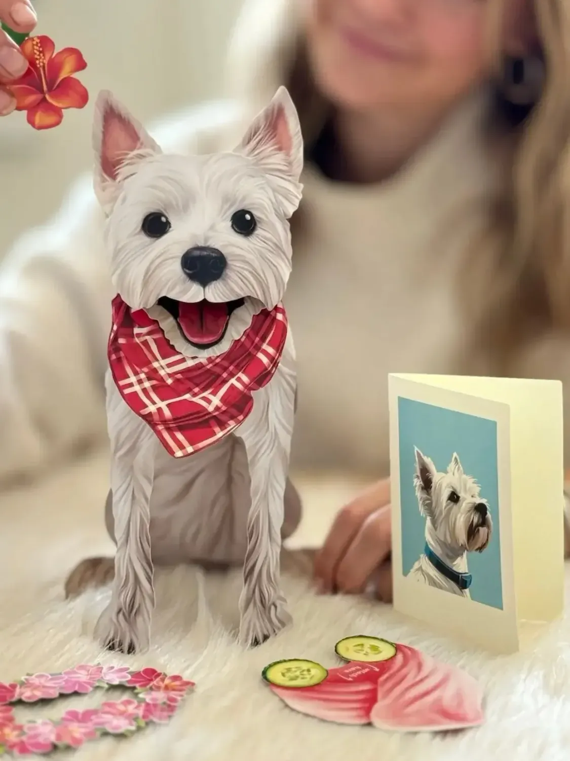 WESTIE POP UP DOG