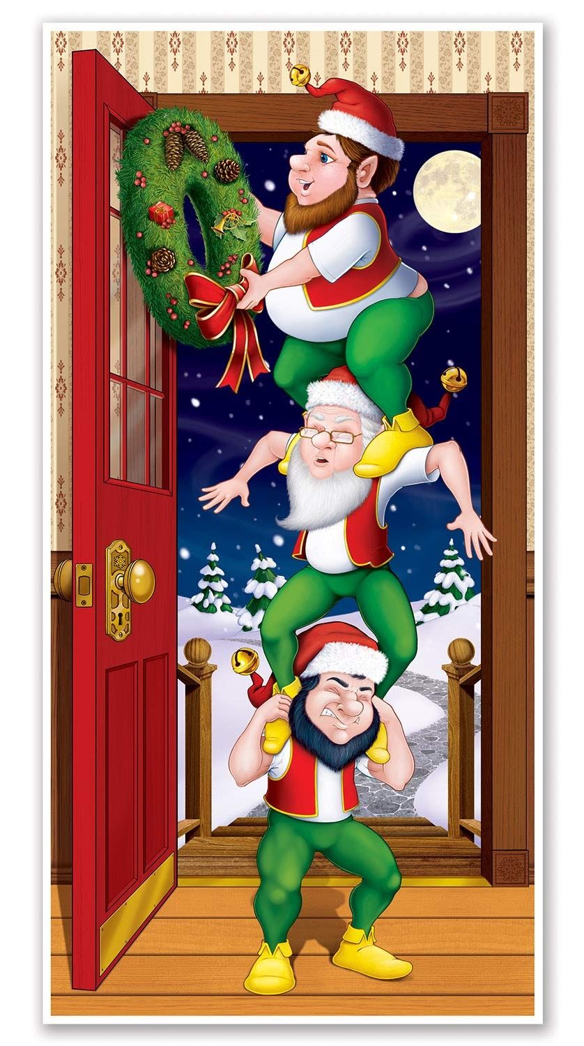 CHRISTMAS ELVES DOOR COVER