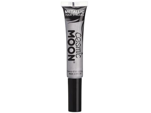 SILVER METALLIC HAIR STREAKS