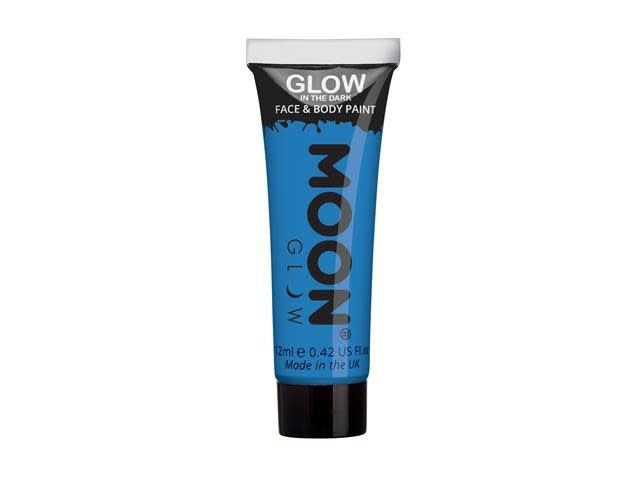 Blue - Glow in the Dark Face &amp; Body Paint, 12mL