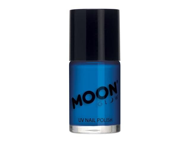 INTENSE NEON BLUE NAIL POLISH