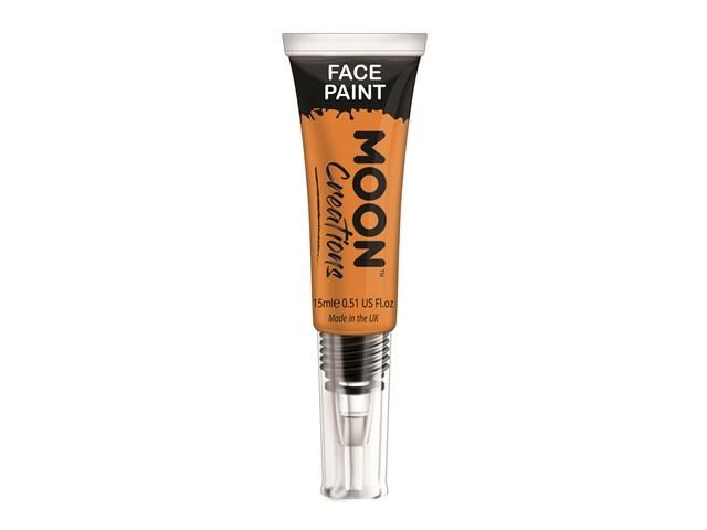ORANGE FACE &amp; BODY PAINT W/BRUSH 15ML