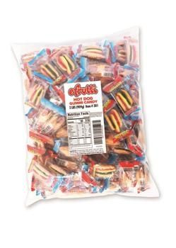 2lbs Efrutti Gummy Candy, Hot Dog