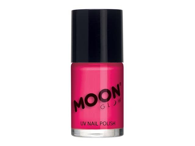 INTENSE NEON PINK NAIL POLISH