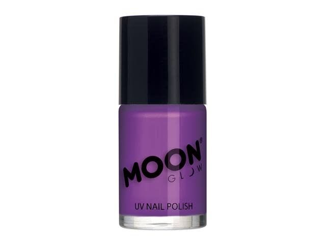 INTENSE NEON PURPLE NAIL POLISH