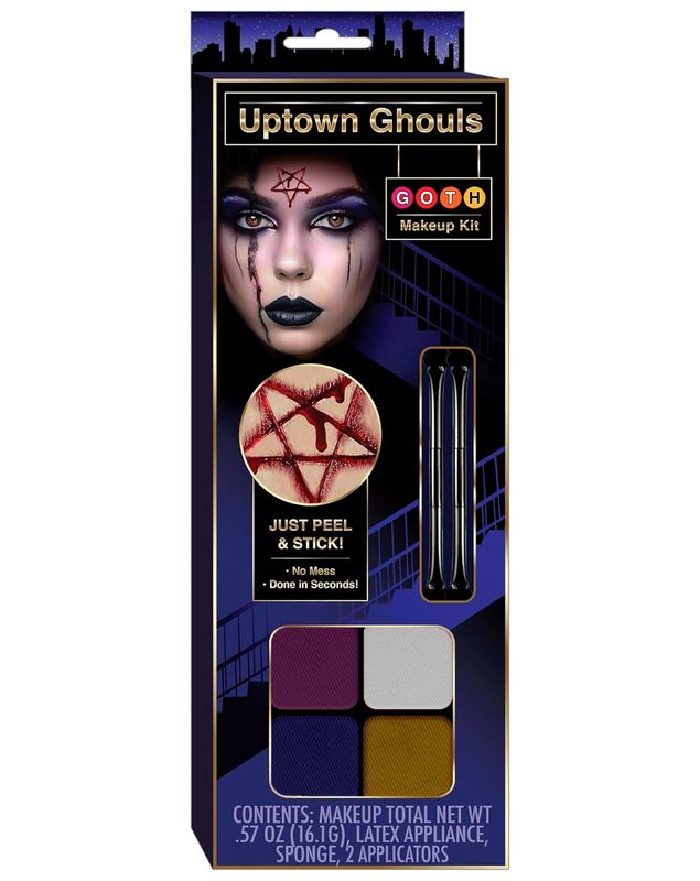 GOTH MAKE-UP KIT W/3D APPLIANCE