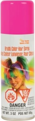 BRIGHT PINK HAIR SPRAY