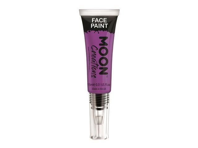 PURPLE FACE &amp; BODY PAINT W/BRUSH 15ML