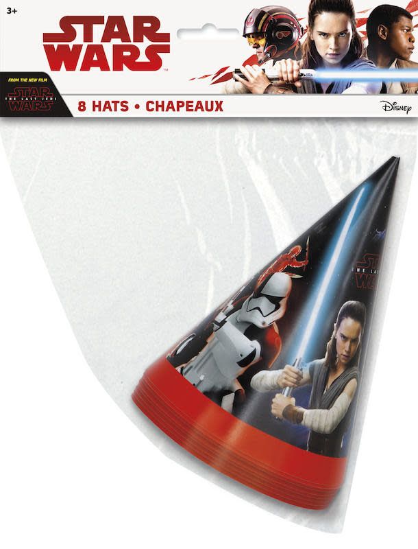 8CT HATS STAR WARS