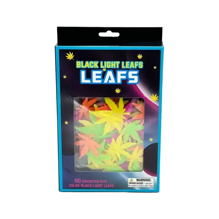 50CT BLACK LIGHT POT LEAFS