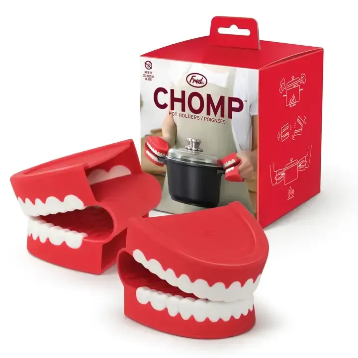 CHOMP TEETH POT HOLDERS