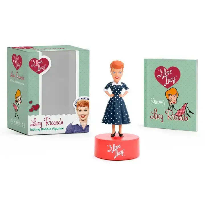 I LOVE LUCY TALKING BOBBLE FIGURINE