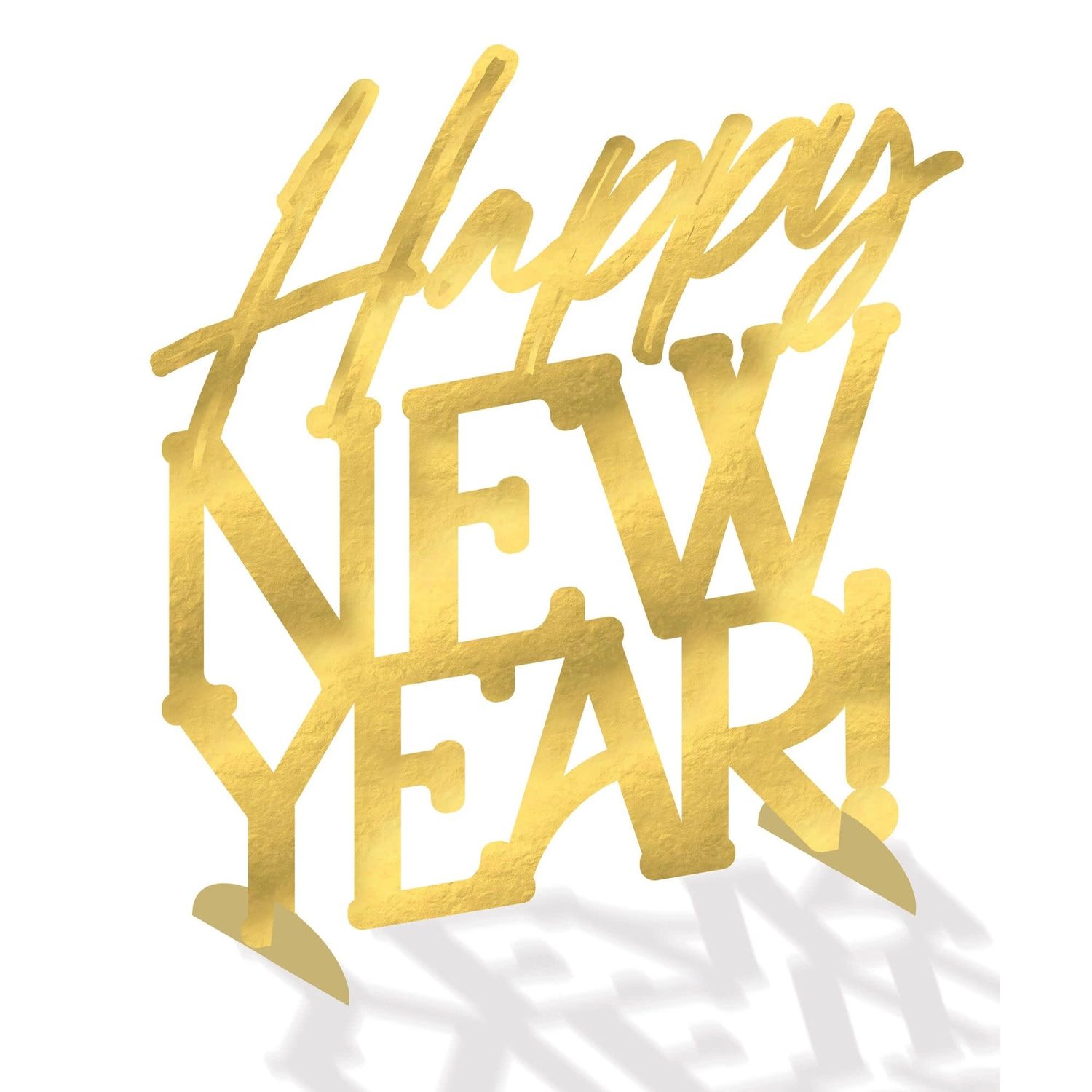FOIL CENTERPIECE NEW YEARS GOLDEN SOIREE
