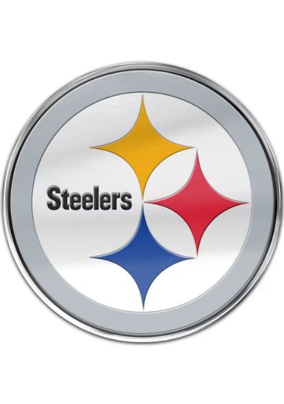 COLORED AUTO EMBLEM PITTSBURGH STEELERS