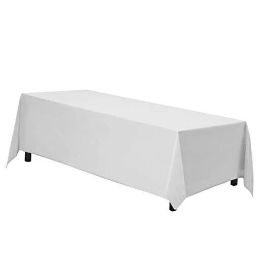 White 70in X 120in Rectangular Table Cover
