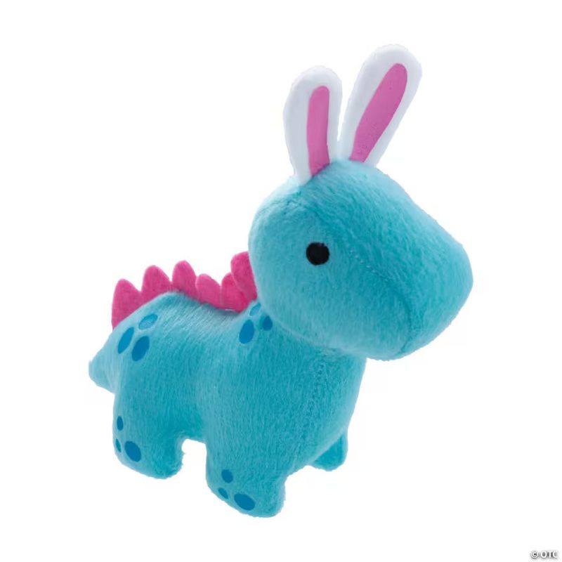 EASTER STUFFED DINOSAUR WITH BUNNY EARS