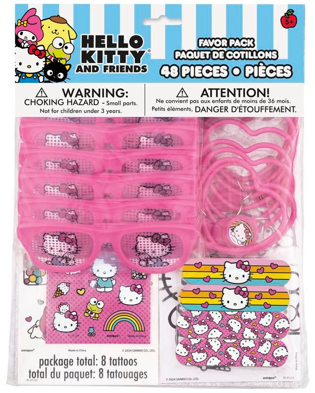 Hello Kitty Favor Pack - 48 Count