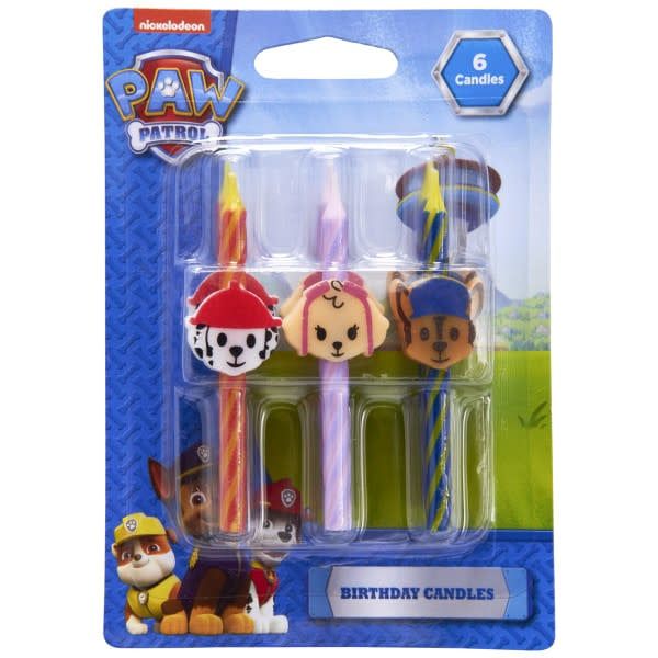 6CT PAW PATROL CANDLES