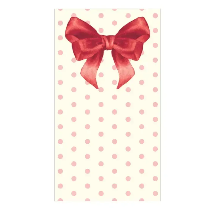 20CT GUEST NAPKINS BOWS