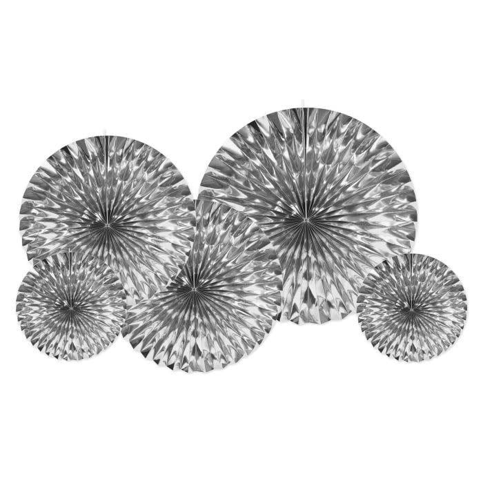 5CT METALLIC FANS SILVER