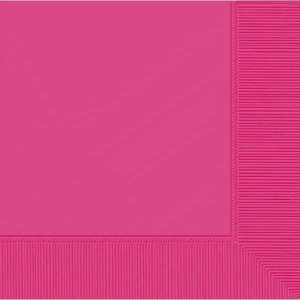 40CT LUN NAPKIN HOT PINK