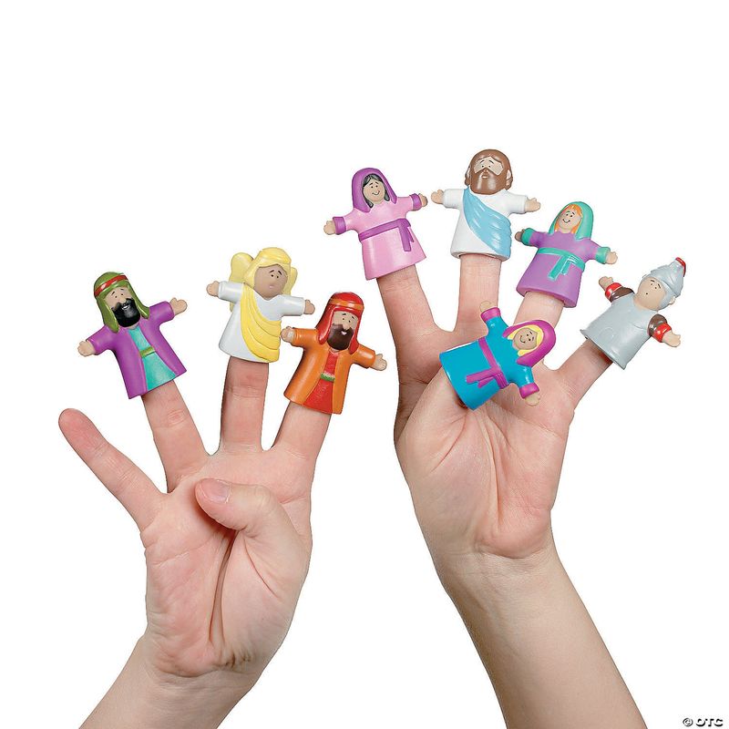 12CT HE LIVES FINGER PUPPETS