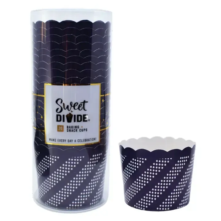 20CT BAKING SNACK CUPS BLUE