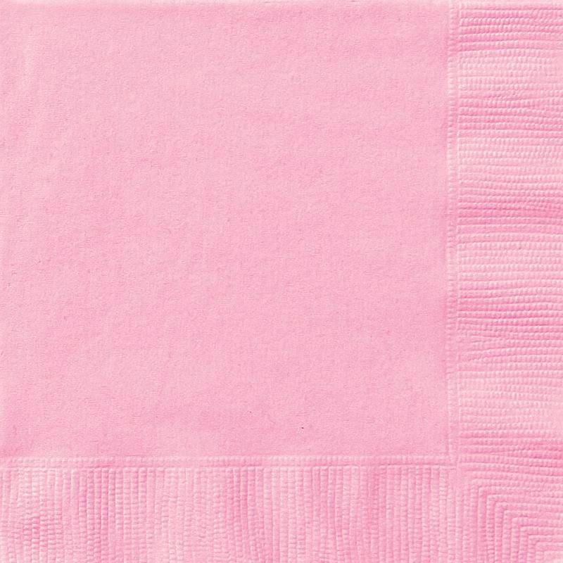Lovely Pink Beverage Napkins - 40 Count