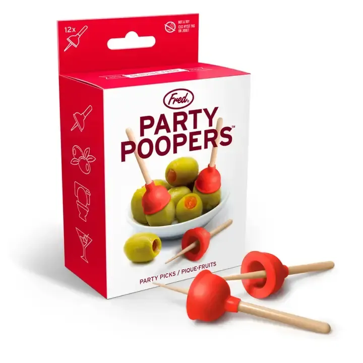 12CT PARTY POOPERS PARTY PICKS