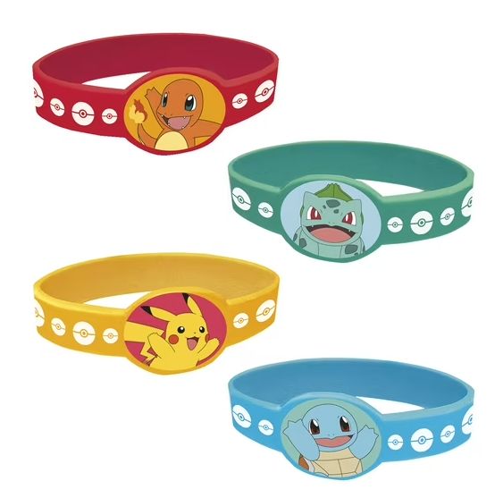 4CT STRETCHY BRACELETS POKEMON