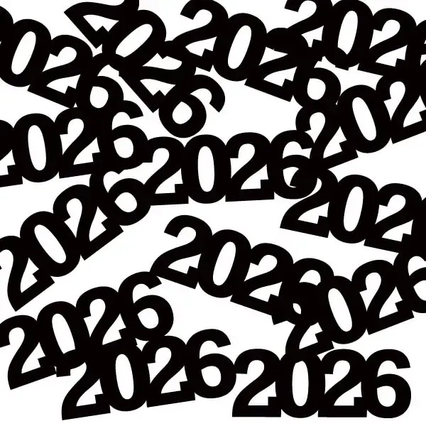 2026 CONFETTI BLACK