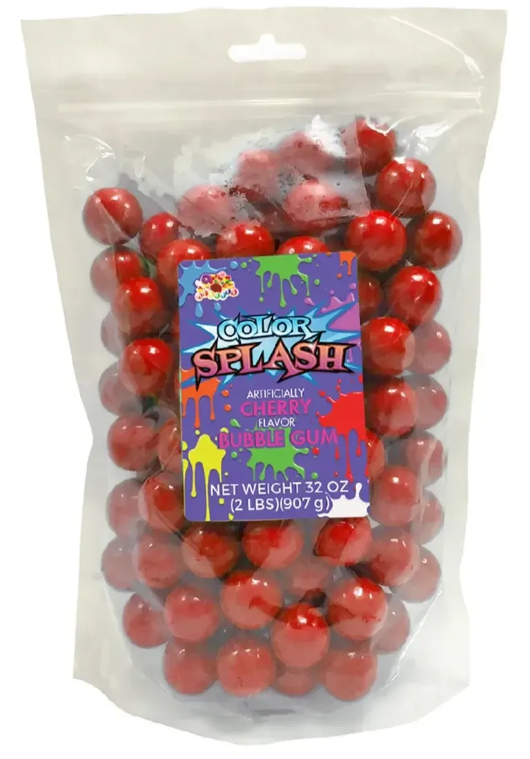32oz COLOR SPLASH BUBBLE GUM RED CHERRY