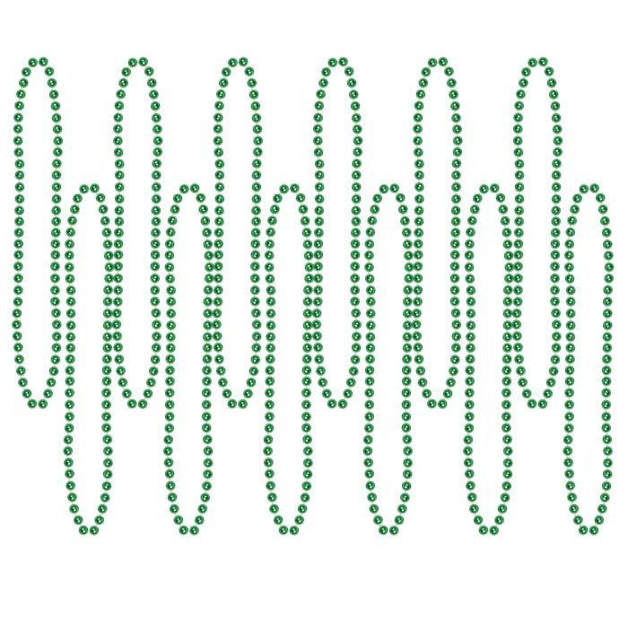 12CT BEADS GREEN