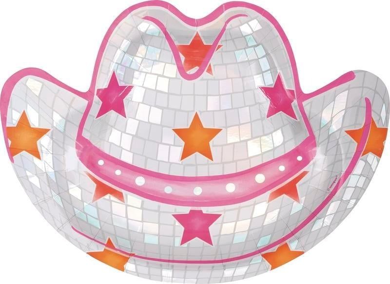 8CT 10inX7.2in SHAPED DISCO COUNTRY