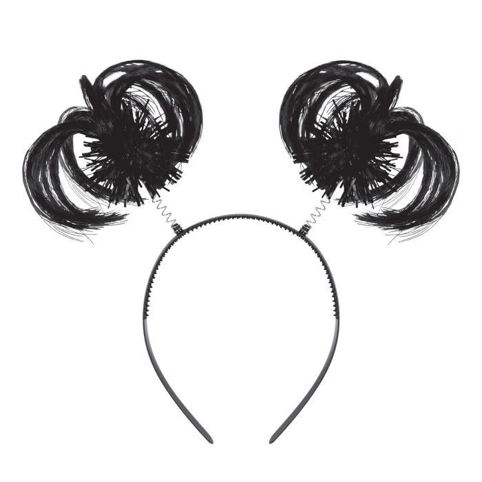 PONYTAIL BOPPERS BLACK