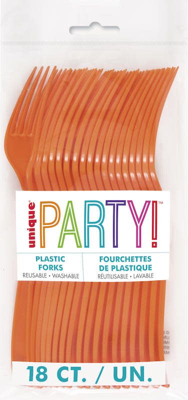 18CT FORKS PUMPKIN ORANGE