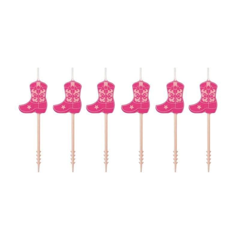 6CT CANDLES DISCO COUNTRY