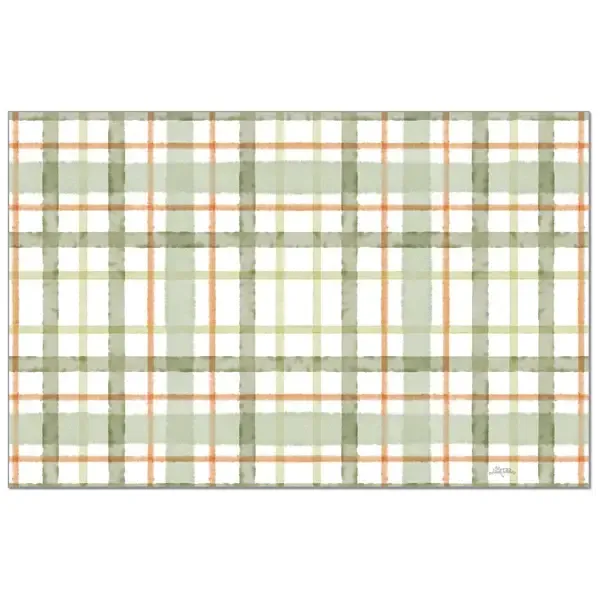 24CT PLACEMATS FARMHOUSE FALL PLAID