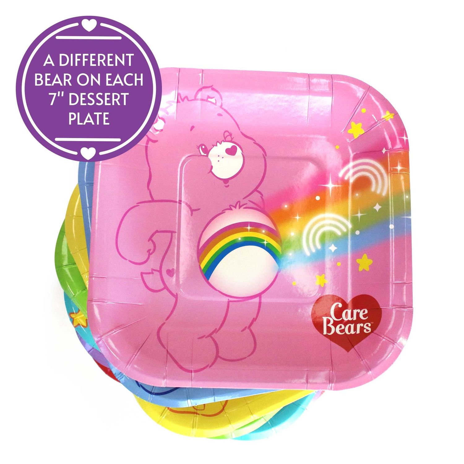 8CT 7in CARE BEARS