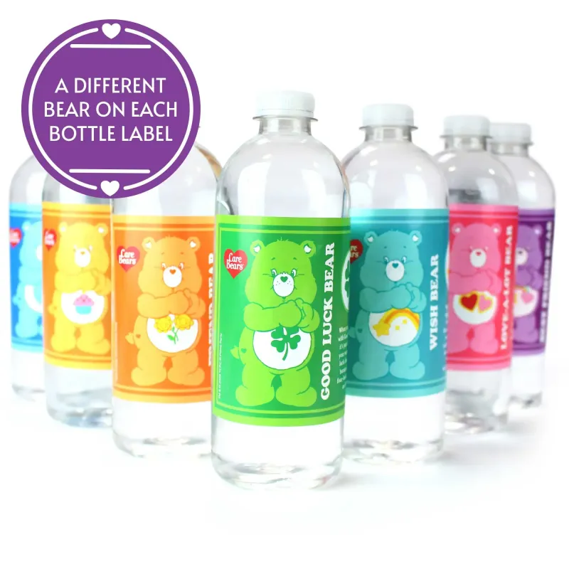16CT BOTTLE LABLES CARE BEARS