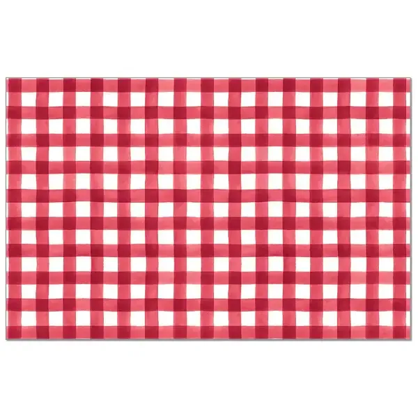 24CT PLACEMATS RED GINGHAM