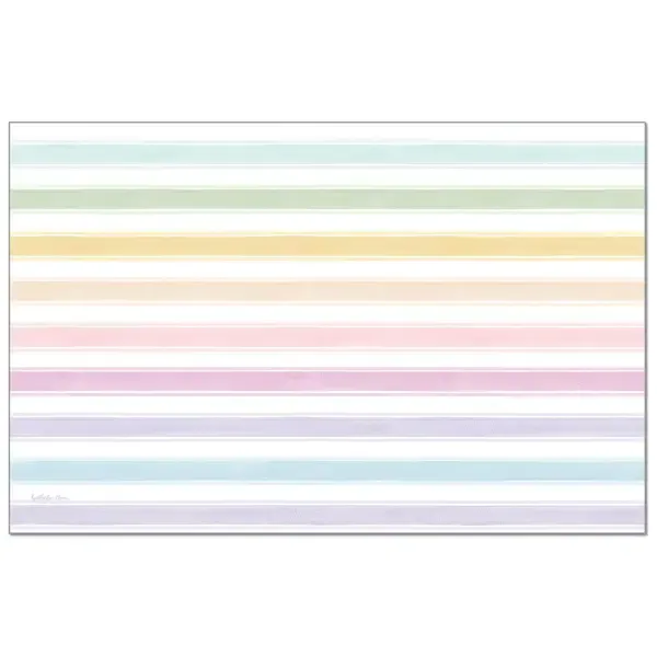 24CT PLACEMATS SPRING STRIPES